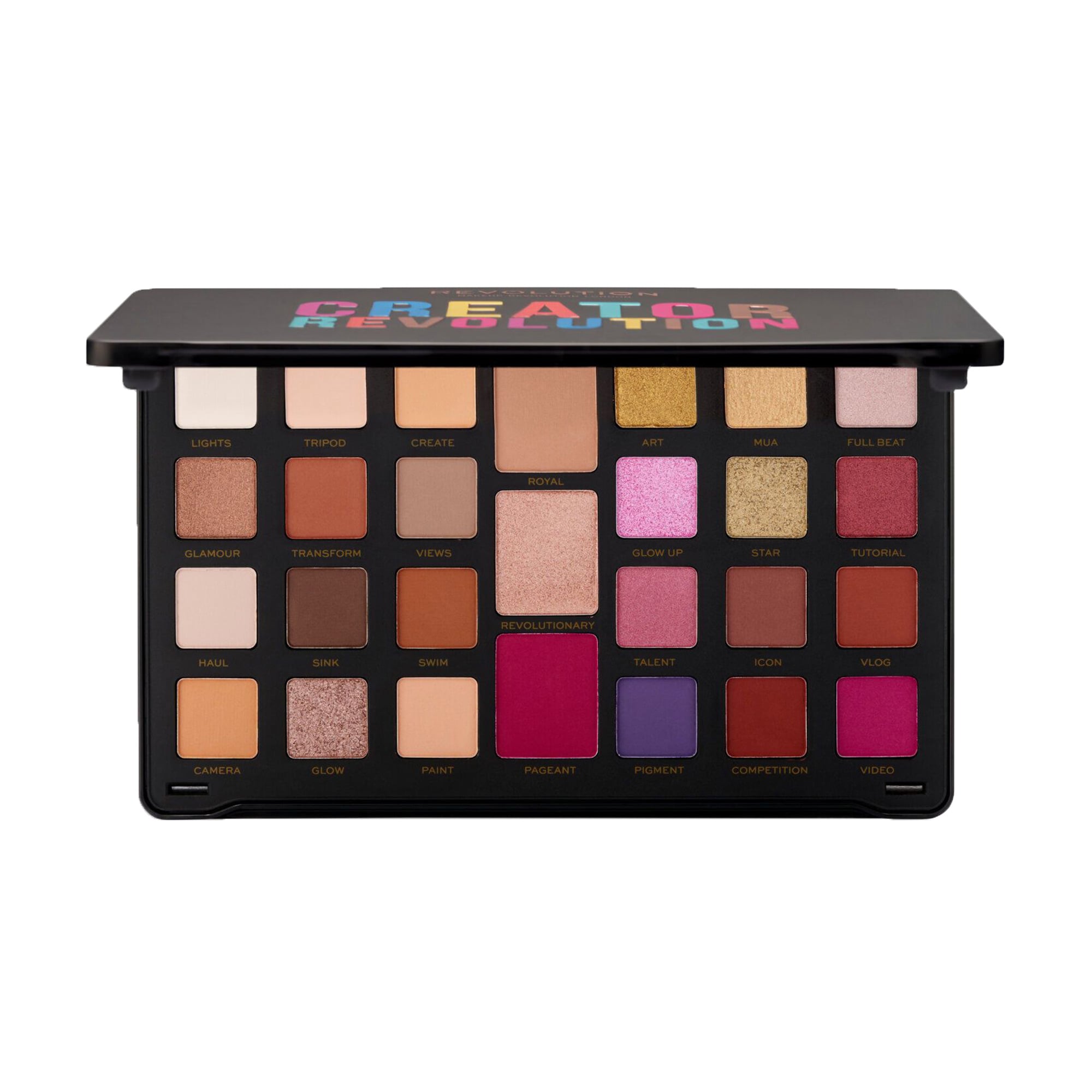 Палетка тіней для повік Makeup Revolution Creator Limitless Eyeshadow Palette, Nude Reign, 30.9 г